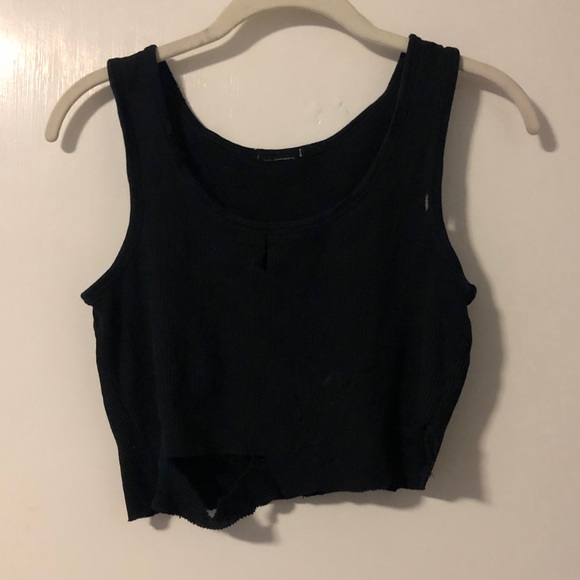 distressed black tank - Picture 1 of 6